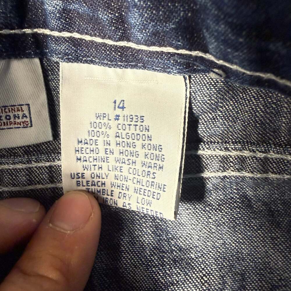 Vintage Y2K R21 Acid Wash Embroidered Bootcut Denim Jeans - Picture 8 of 11